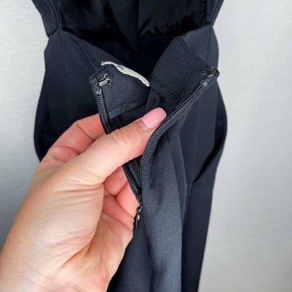 Aritzia Wilfred Ecoulement Sleeveless Cropped Wide Leg Tie Back Jumpsuit Size 2 - Picture 10 of 14